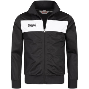Lonsdale Jacke Schwarz Weiß Herren – ALNWICK Trainingsjacke