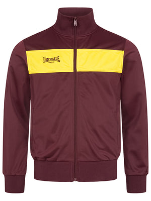 Lonsdale Jacke Rot Gelb Herren – ALNWICK Trainingsjacke
