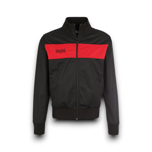 Lonsdale Jacke Schwarz Rot Herren – ALNWICK Trainingsjacke