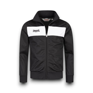 Lonsdale Jacke Schwarz Weiß Herren – ALNWICK Trainingsjacke