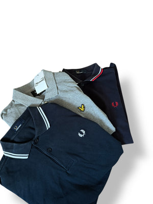 Vintage casual polo mystery box (3 pieces)